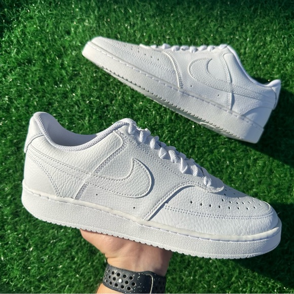 Nike Wmns Court Vision Low Triple White - Picture 3 of 13